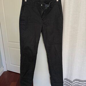Bonobos Original Chino Jet Black 28 x 30 Slim Fit